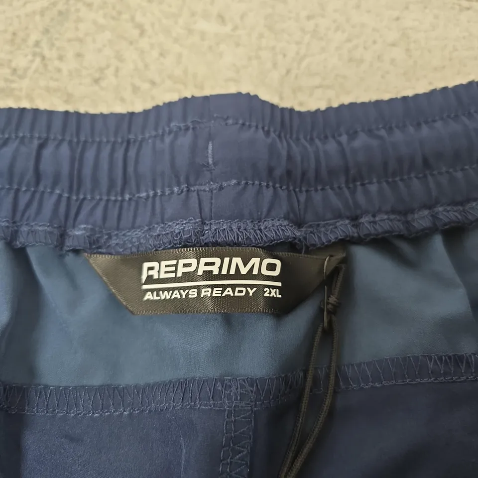 REPRIMO CURVE SHORT – NAVY/NEON BLUE, (US 2XL)