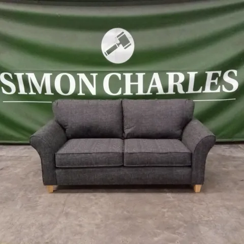 ALSOP 3 SEATER FABRIC SOFA - CHARCOAL