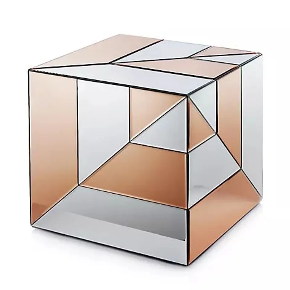 JM BY JULIEN MACDONALD TWO TONED CUBE- ROSE/SILVER