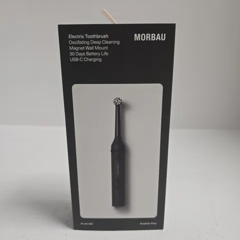 BOXED MORBAU ELECTRIC TOOTHBRUSH IN GRAPHITE GREY