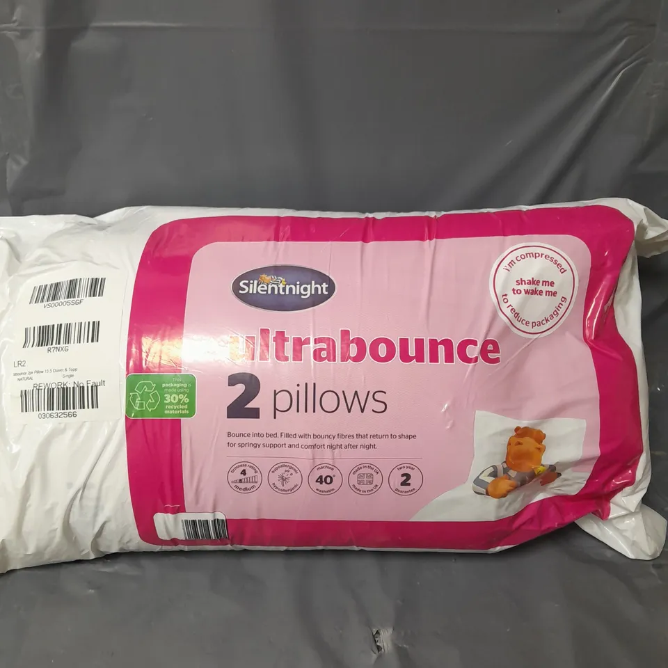 SILENTNIGHT ULTRABOUNCE PILLOW PAIR 
