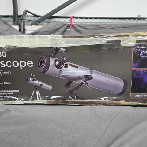 ZENNOX 76 X 700 TELESCOPE ON TRIPOD – BOXED 