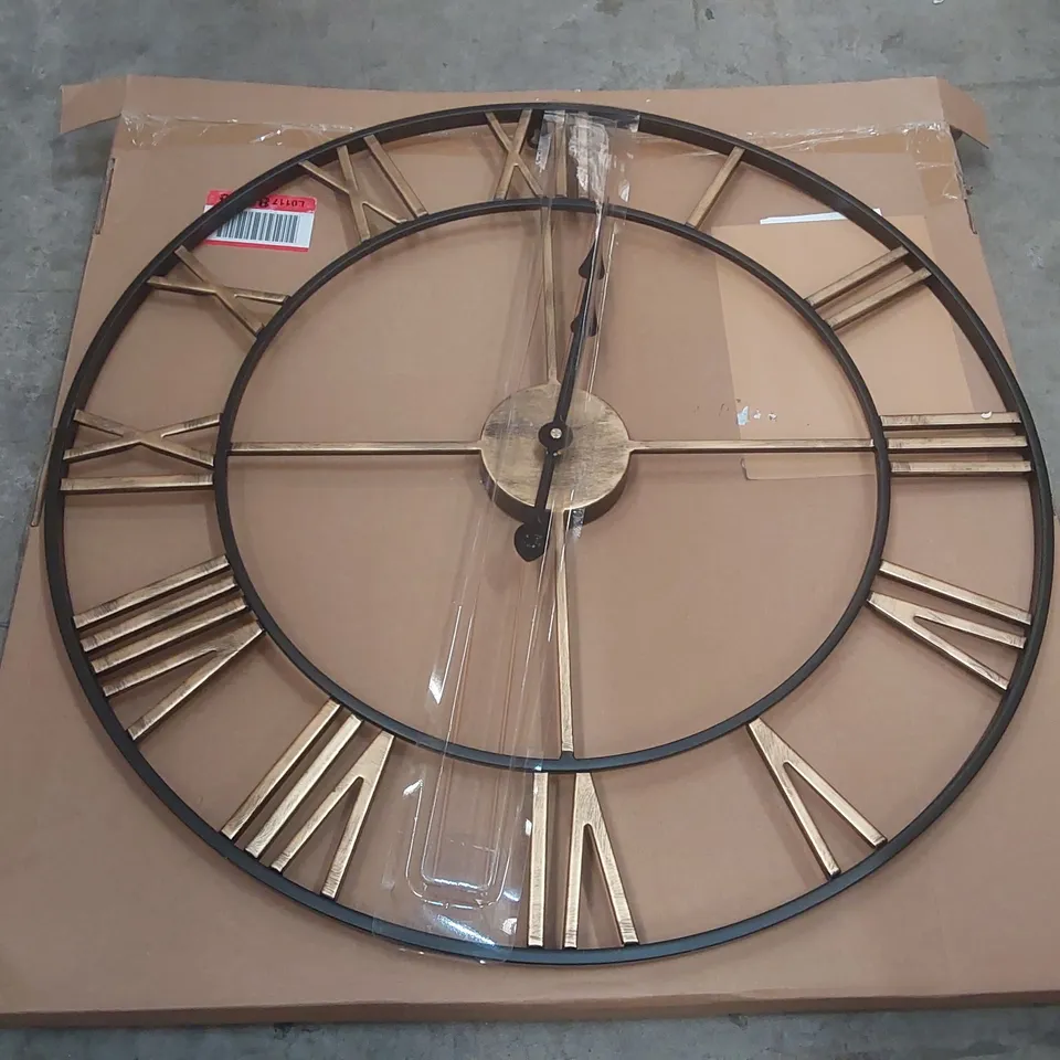 BOXED LARGE WALL CLOCK