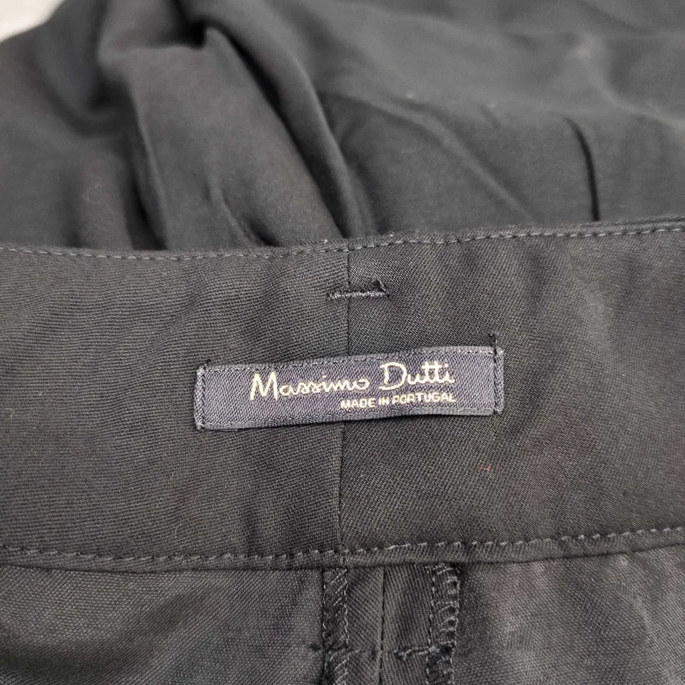 MASSIMO DUTTI BLACK WIDE LEG TROUSERS – SIZE UNSPECIFIED