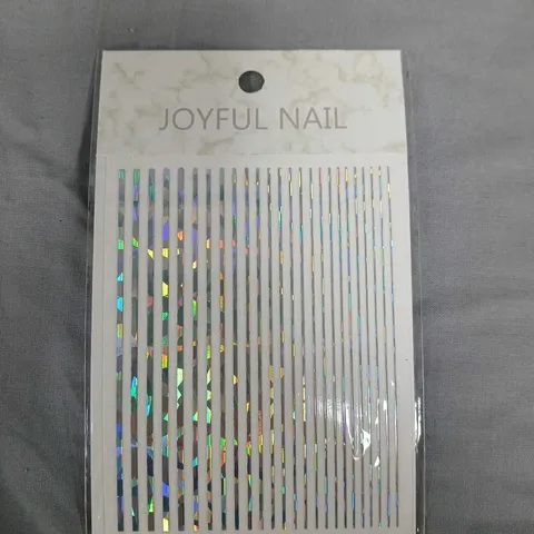 BOX OF APPROXIMATELY 100 JOYFUL NAILS NAIL STICKERS