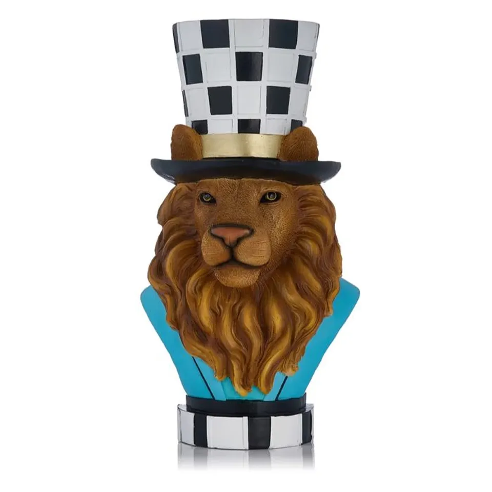GARDEN REFLECTIONS ENCHANTED GARDEN MAJESTIC LION PLANTER