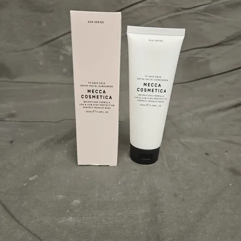 BOXD MECCA COSMETICA TO SAVE FACE SPF30 FACIAL SUNSCREEN 100ML