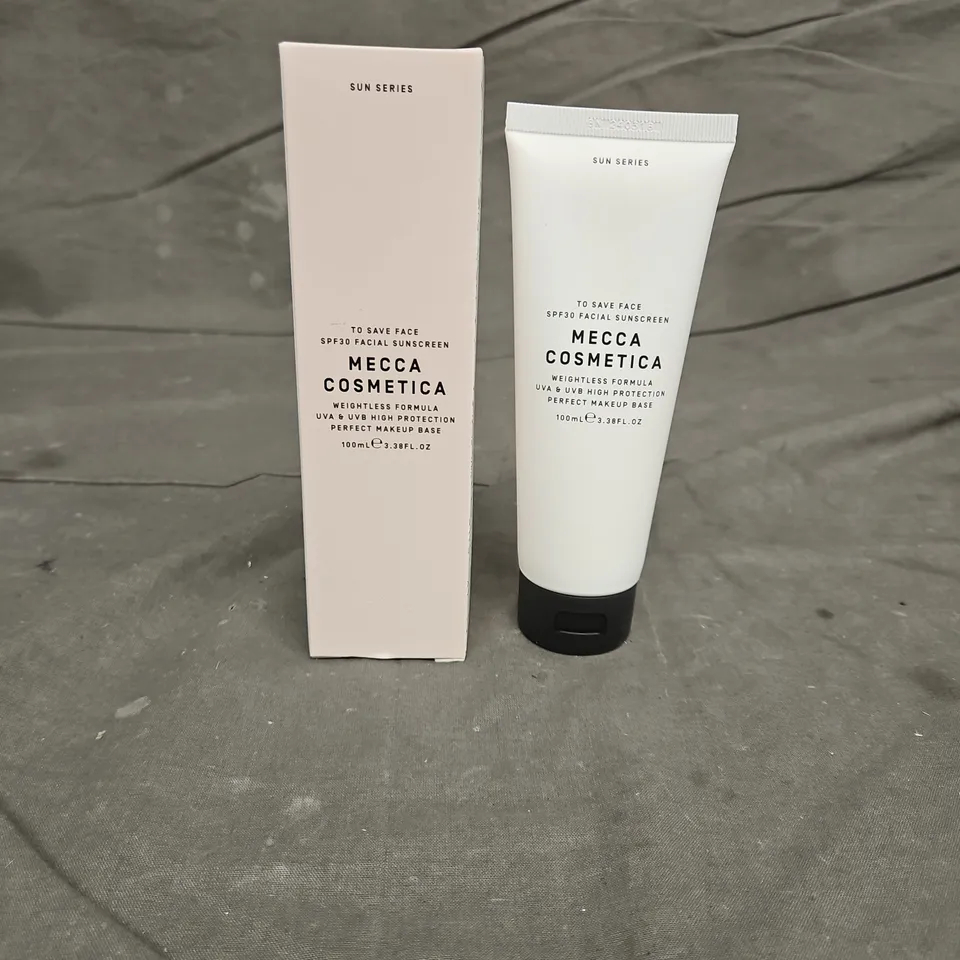 BOXD MECCA COSMETICA TO SAVE FACE SPF30 FACIAL SUNSCREEN 100ML