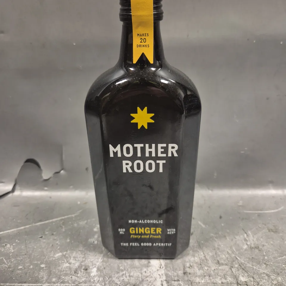 6 X MOTHER ROOT NON-ALCOHOLIC GINGER DRINKS - 6 X 500ML