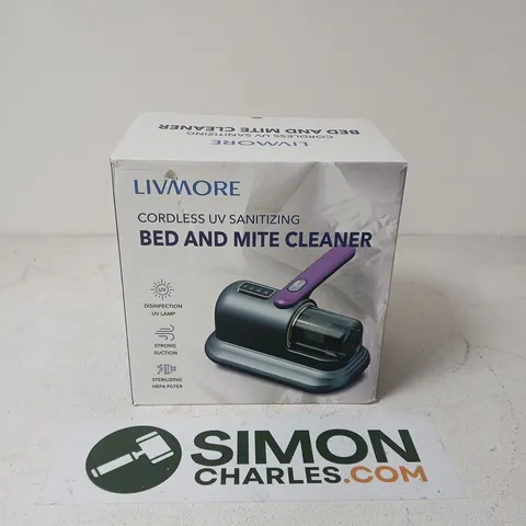 LIVMORE CORDLESS UV SANITIZING BED & MITE CLEANER