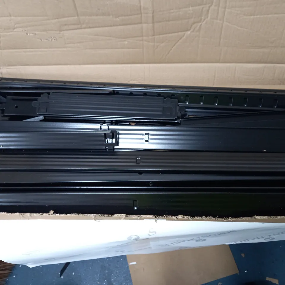 BOXED 5 TIER BOLTLESS SHELVING UNIT - BLACK FRAME 