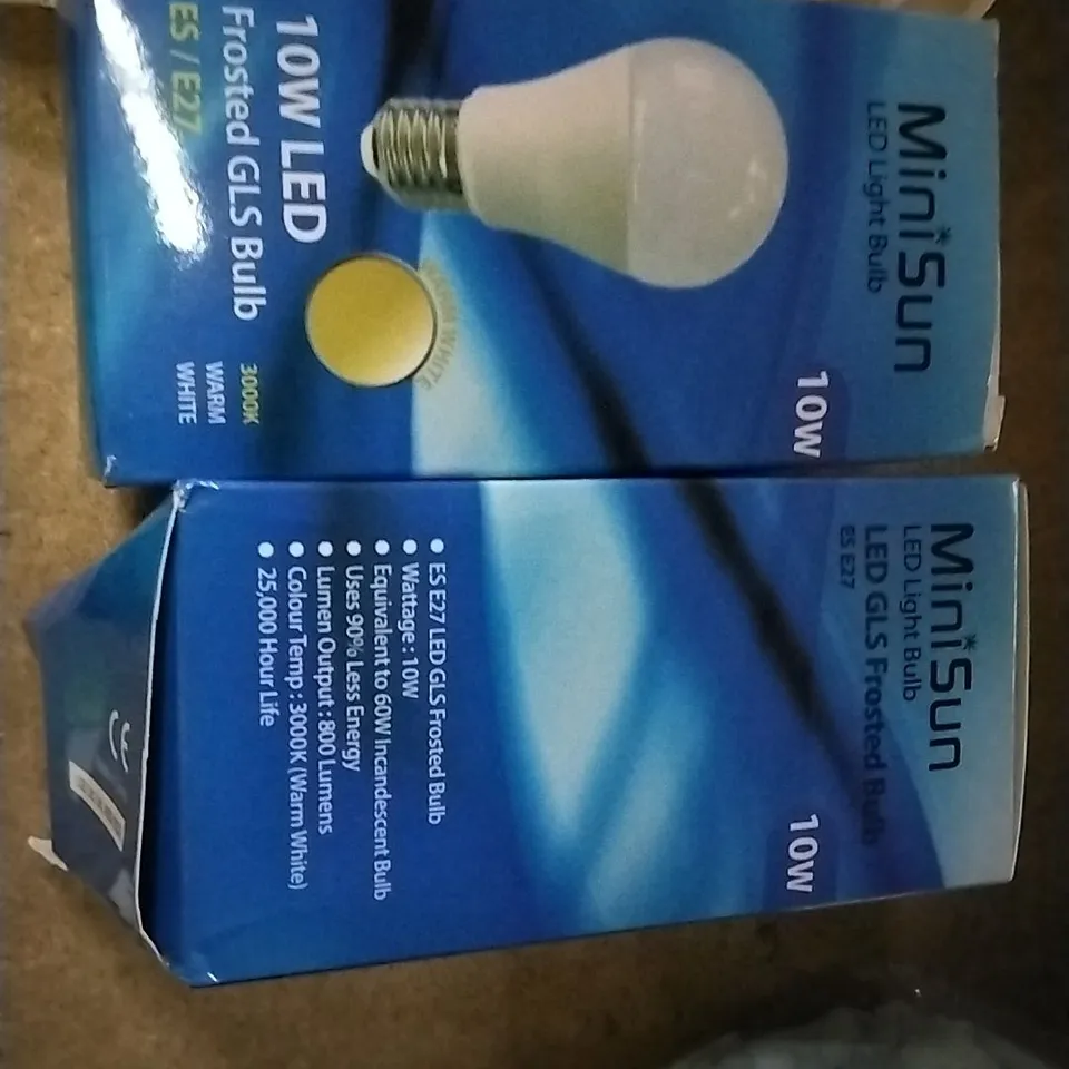 BAGGED E27 LED LIGHT BULB 10W FROSTED GLS BULB 