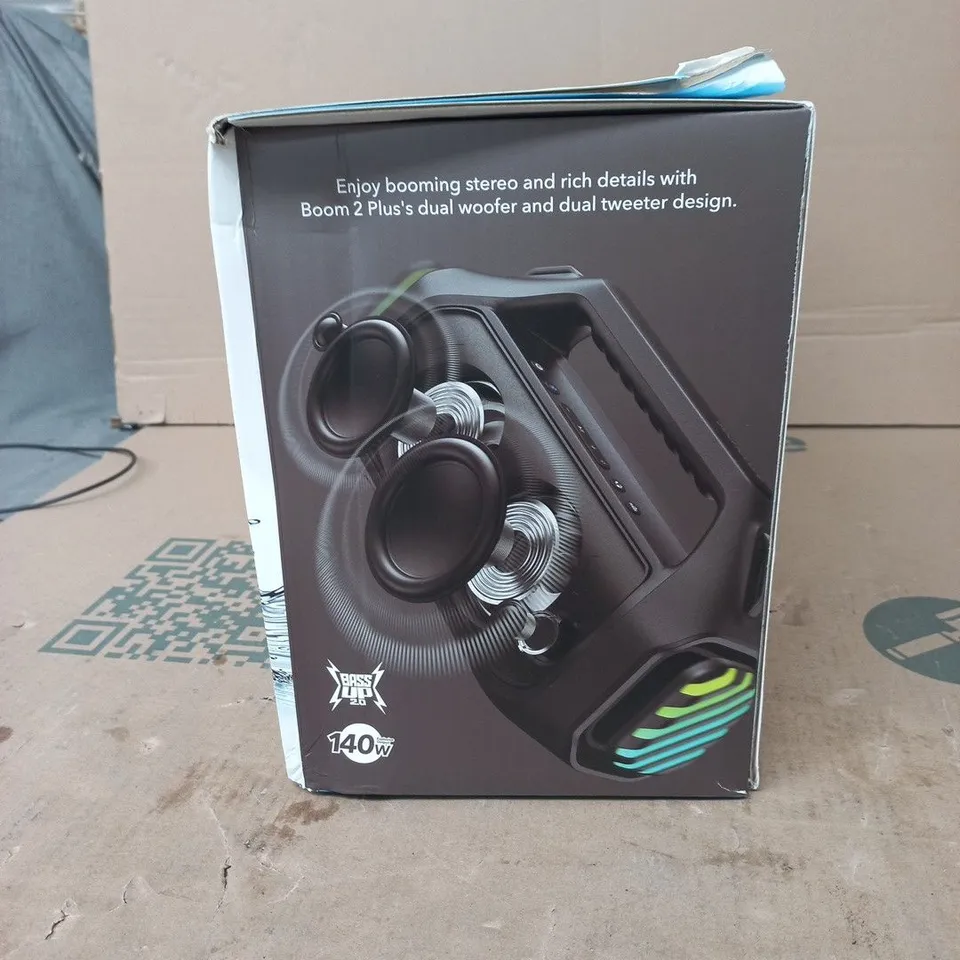 SOUNDCORE BOOM 2 PLUS PORTABLE BLUETOOTH SPEAKER – BOXED