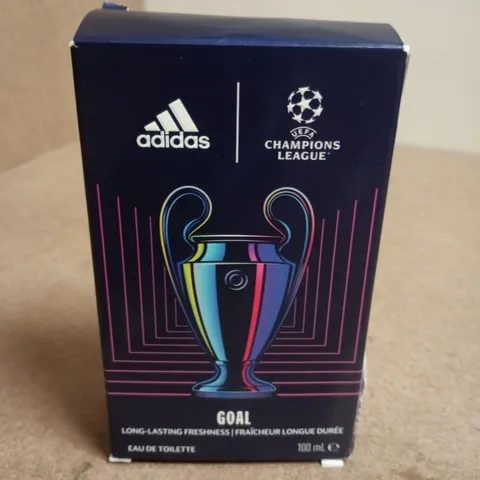 ADIDAS GOAL UEFA CHAMPIONS LEAGUE EAU DE TOILETTE 100 ML β BOXED