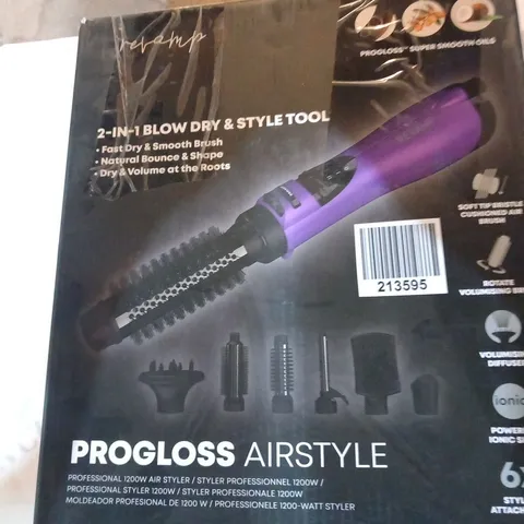 BOXED REVAMP PROGLOSS 2-IN-1 BLOW DRY & STYLE TOOL DR-1250QVI-EU