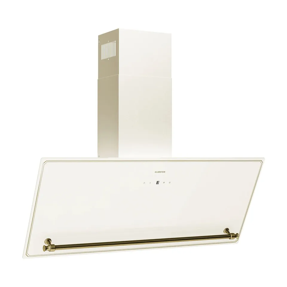 BOXED KLARSTEIN VICTORIA ANGLED COOKER HOOD 90CM