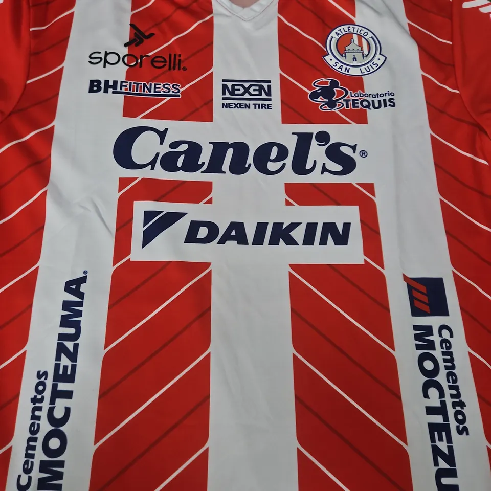 SPORELLI ATHLÉTICO SAN LUIS FOOTBALL JERSEY SIZE US LARGE