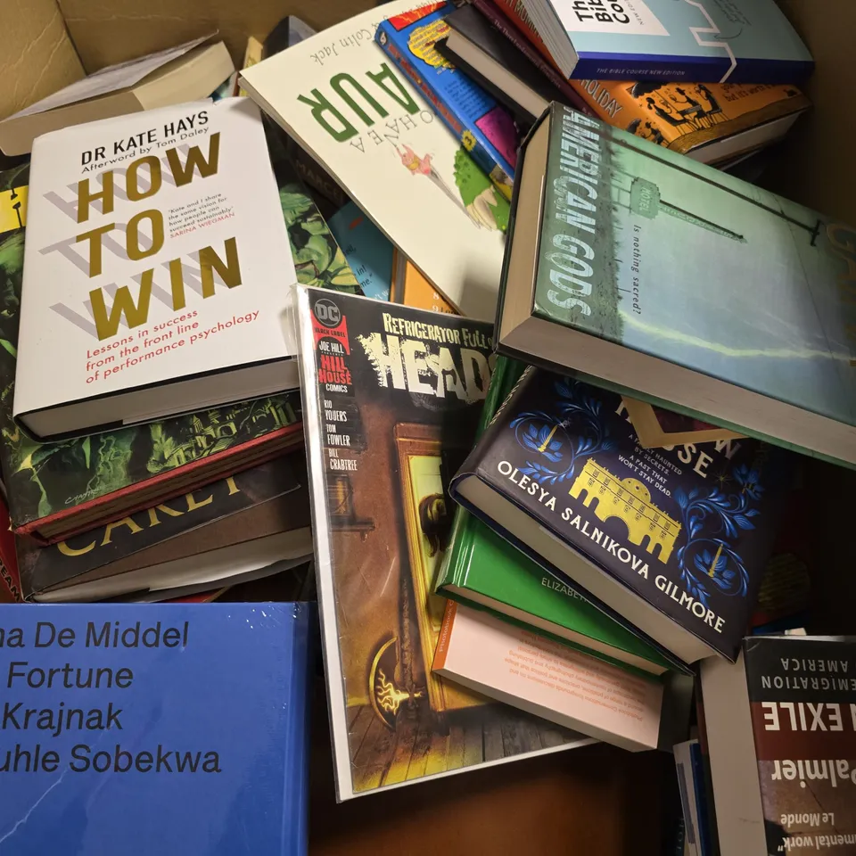 LARGE QUANTITY OF ASSORTED BOOKS TO INCLUDE FICTION & NON FICTION - COLLECTION ONLY
