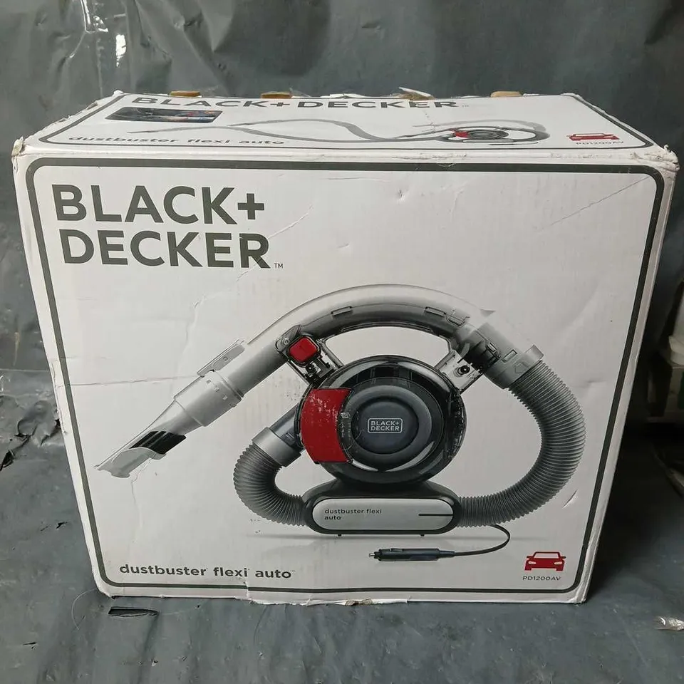 BLACK + DECKER 12V AUTO FLEXI CAR VACUUM