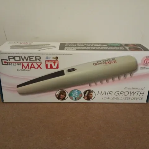 BOXED AND SEALED POWER GROW MAX BY VELFORM HAIR GROWTH LOW LEVEL LASER DEVICE