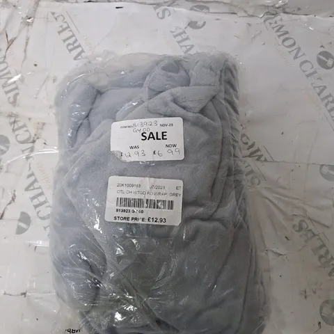 WEIGHTED BLANKET GREY VELVET
