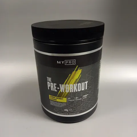 SEALED MY PRO THE PRE WORKOUT - 480G LEMON SHERBERT