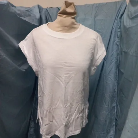 NOBODY'S CHILD WHITE GROWN-ON SLEEVE TEE β UK S