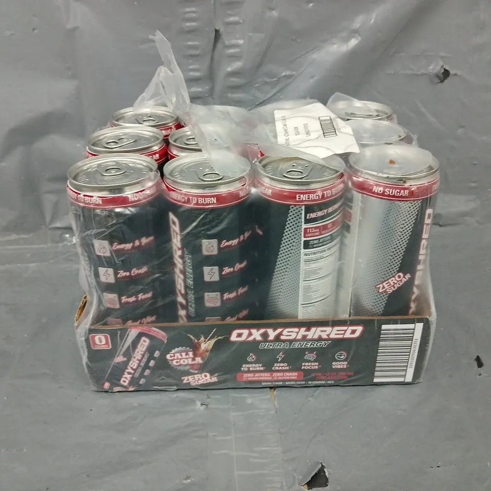 12 PACK OF OXYSHRED CALI COLA 