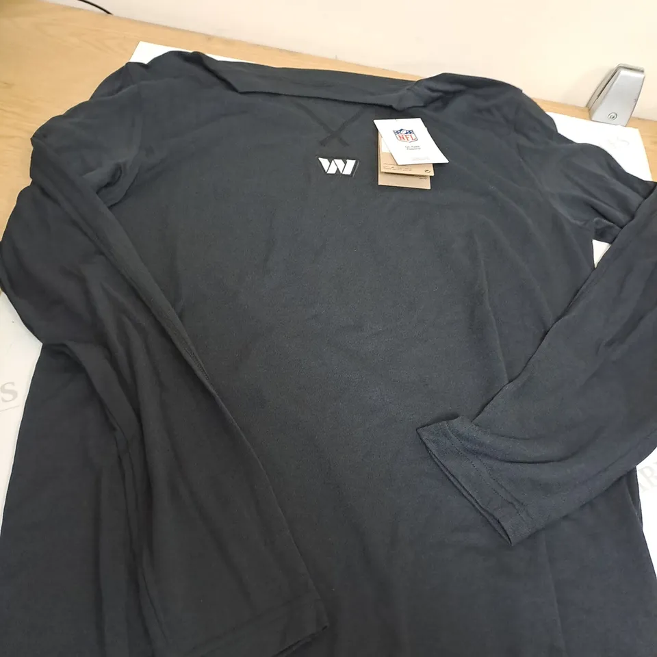 NFL ON FIELD APPAREL BLACK LONG SLEEVE SHIRT SIZE M