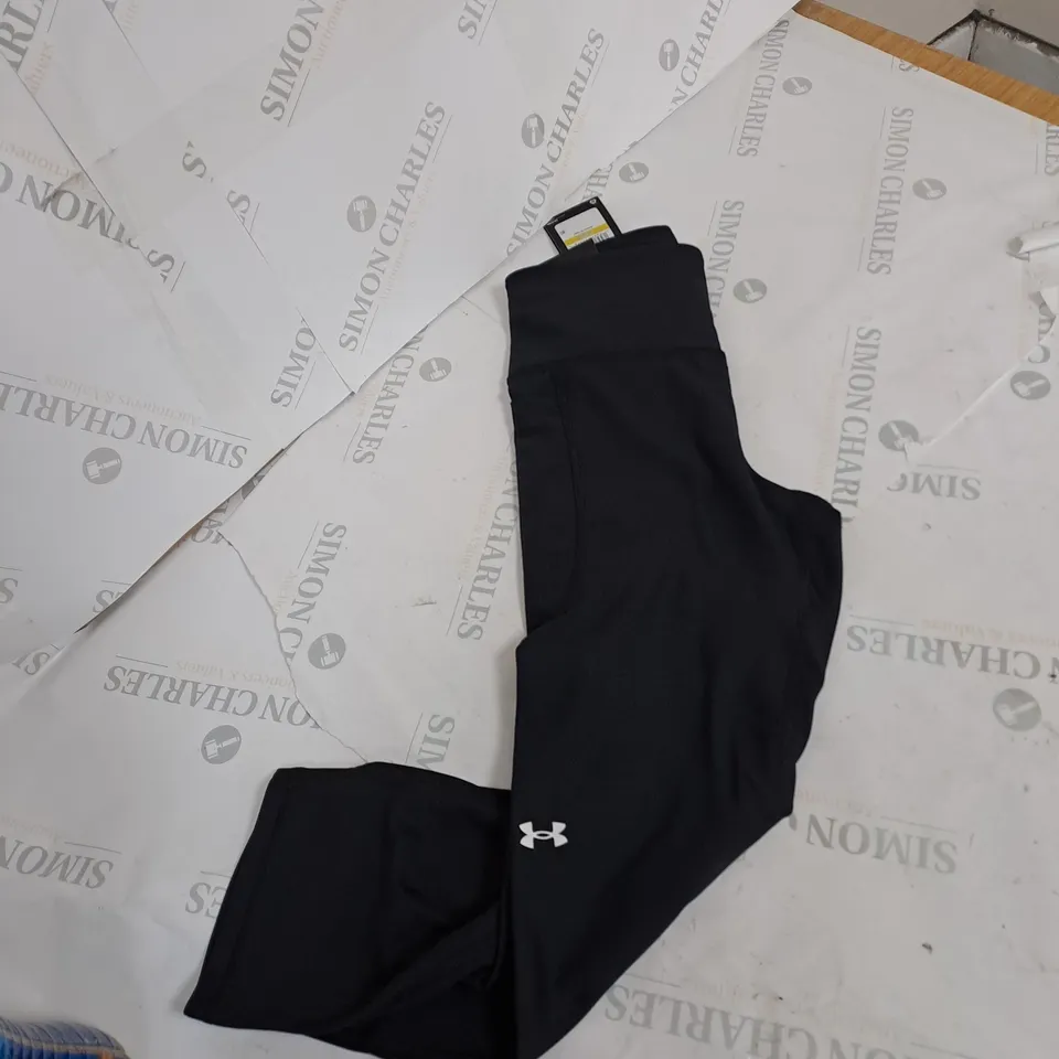 WOMENS UNDER ARMOUR LEGGINGS BLACK - MEDIUM