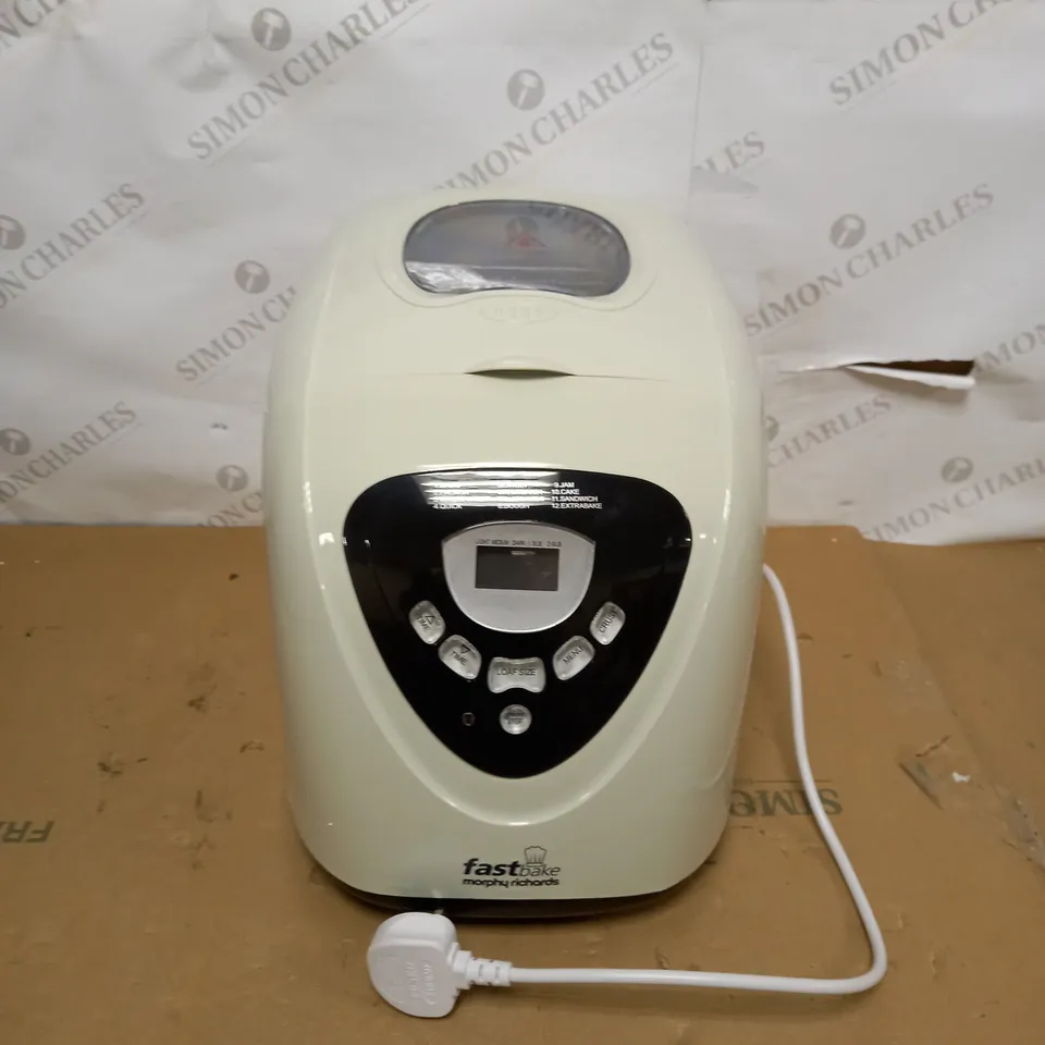 MORPHY RICHARDS FASTBAKE BREADMAKER
