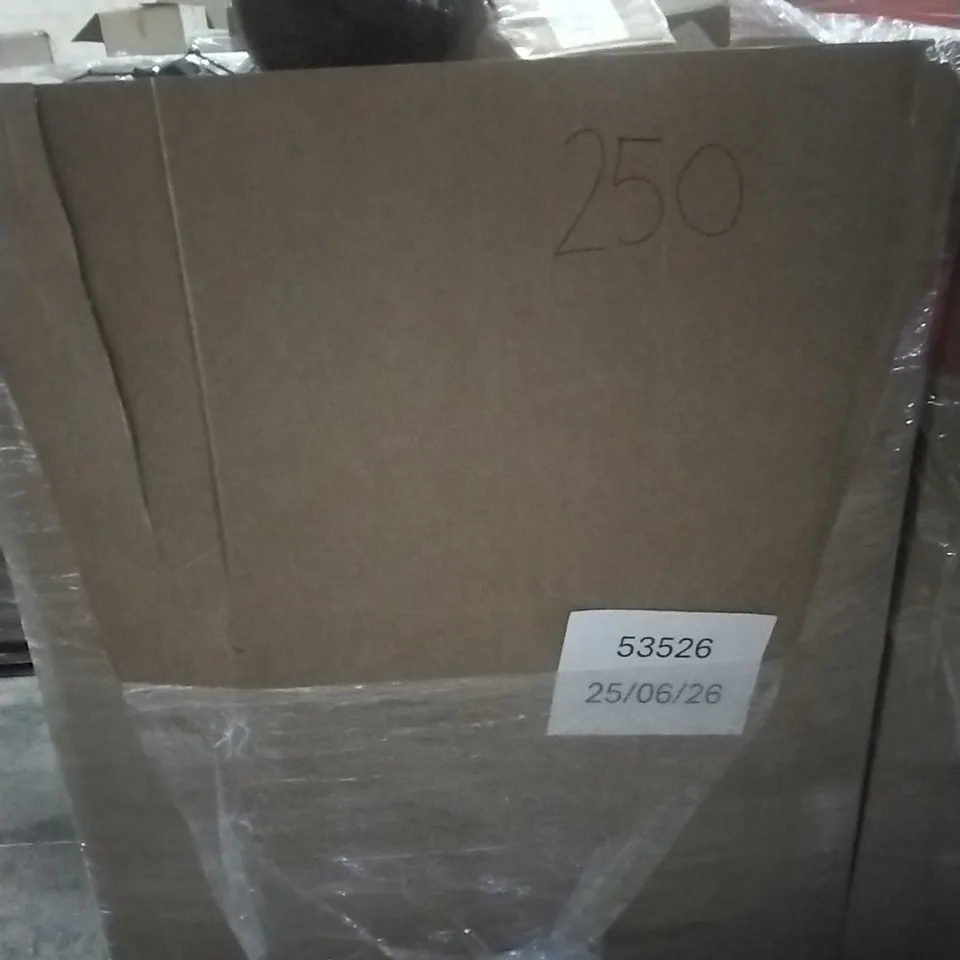 PALLET OF ASSORTED HOUSEHOLD GOODS AND PRODUCTS TO INCLUDE; BLINDS, BOXED FURNITURE ETC