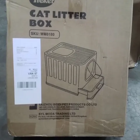 BOXED TIEKER CAT LITTER BOX