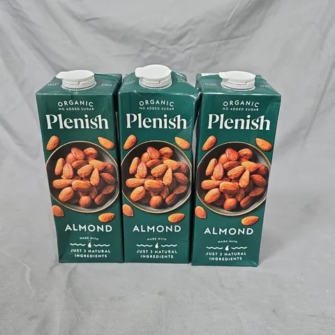 LOT OF 8 PLENISH ALMOND DRINKS - 8 X 1L