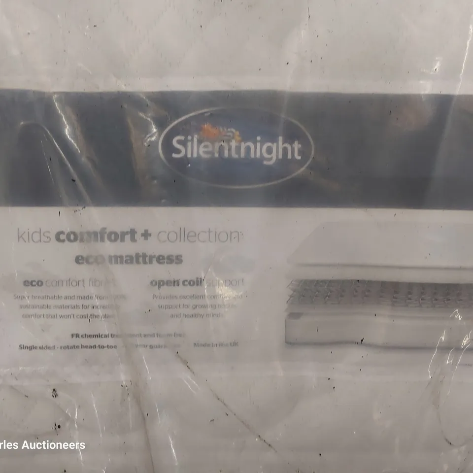 QUALITY BAGGED SILENTNIGHT 3' SINGLE KIDS COMFORT + COLLECTION ECO MATTRESS 