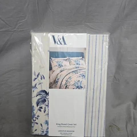 V&A KING DUVET COVER SET