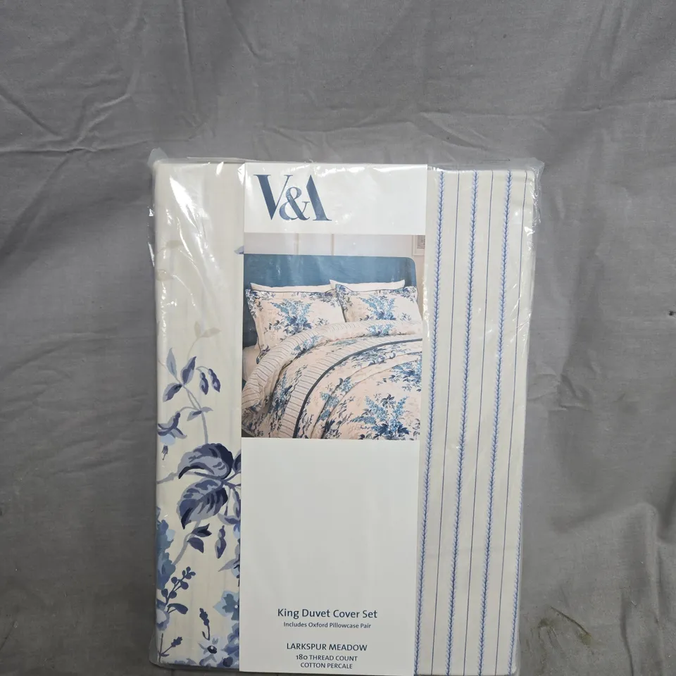 V&A KING DUVET COVER SET 