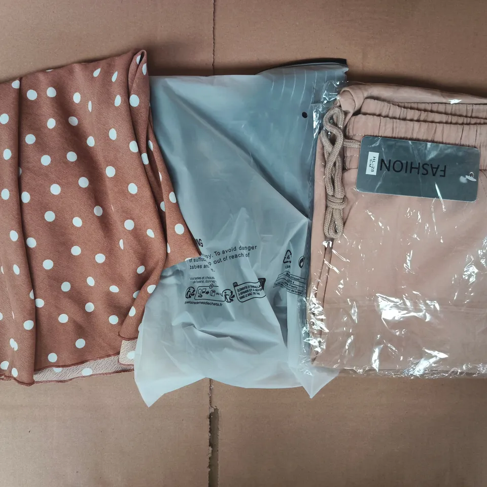 APPROXIMATELY 20 ASSORTED CLOTHING AND FASHION PRODUCTS IN VARIOUS STYLES AND SIZES - COLLECTION ONLY