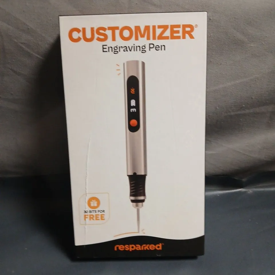SEALED RESPARKED CUSTOMIZER ENGRAVING PEN 