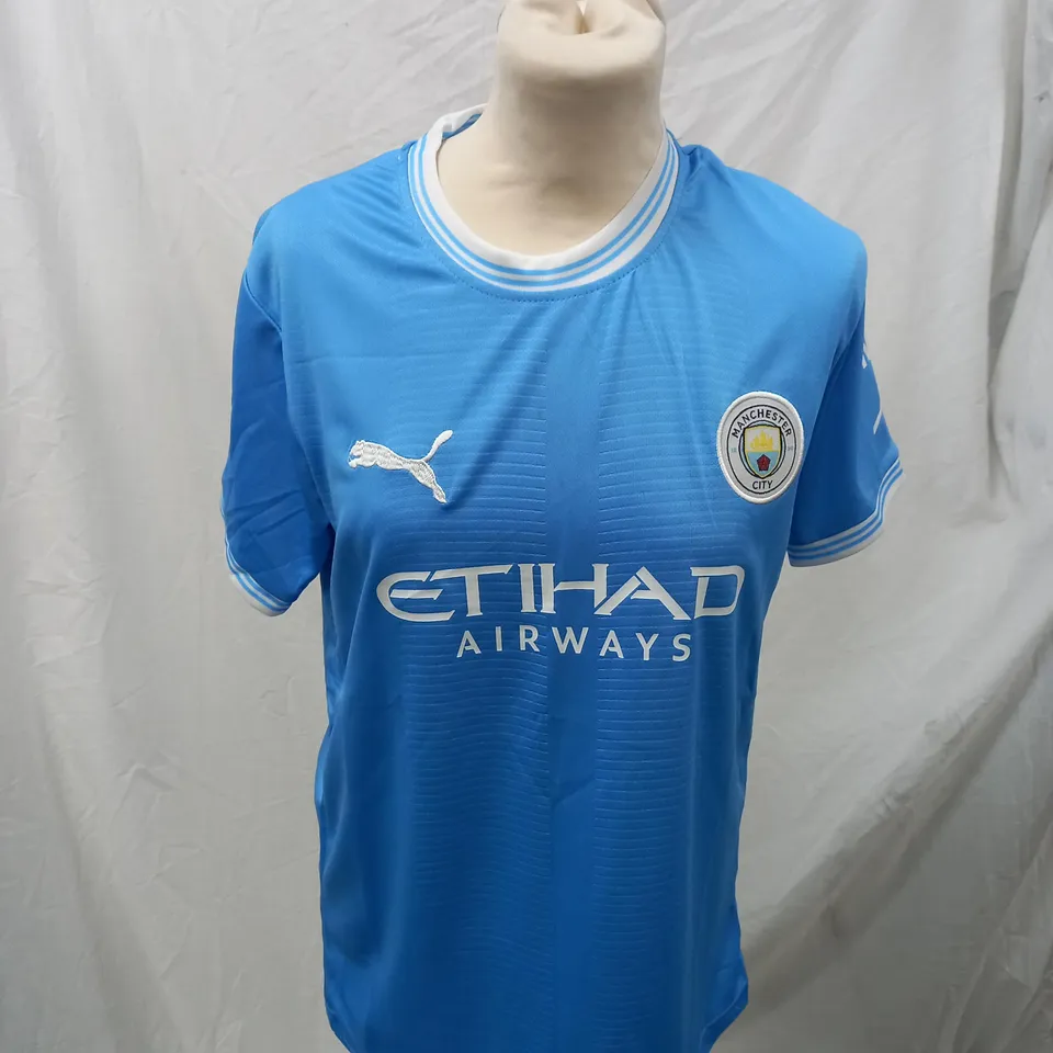 MANCHESTER CITY BLUE FAN FOOTBALL T-SHIRT 