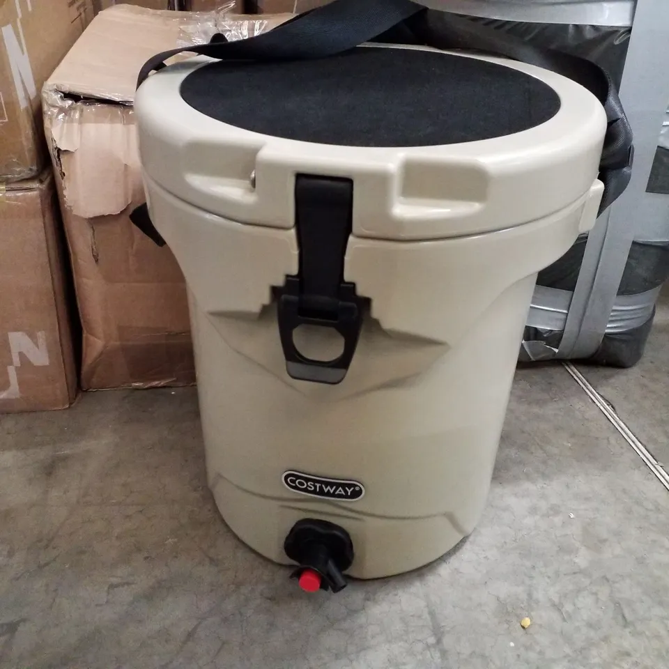 BAGGED 9.5L WATER COOLER DRINK COOLER INSULATED ICE CHEST WITH SPIGOT AND SHOULDER STRAP