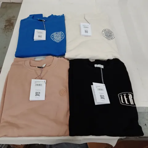 BOX OF MIXED ASSORTMENT OF BRAND NEW BRASS MONKEY CLOTHING ITEMS INCLUDING - SWEATERS, HOODIES - MIXED SIZES - APPROXIMATELY 19X ITEMS