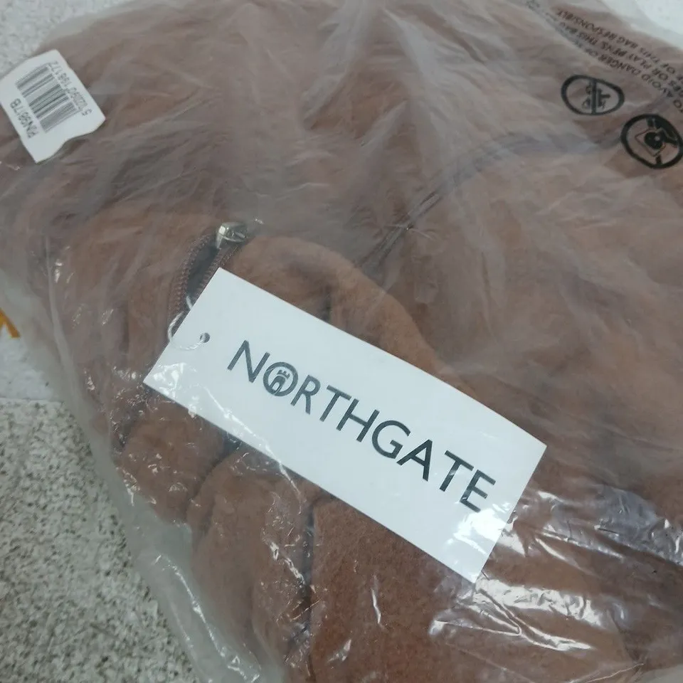NORTHGATE BROWN FLEECE JACKET – XL
