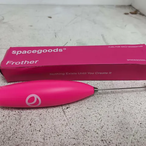 SPACEGOODS PINK HANDHELD MILK FROTHER