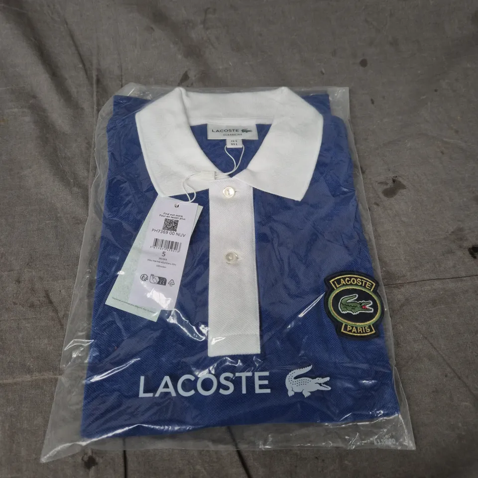 LACOSTE POLO SHIRT  - SIZE 5