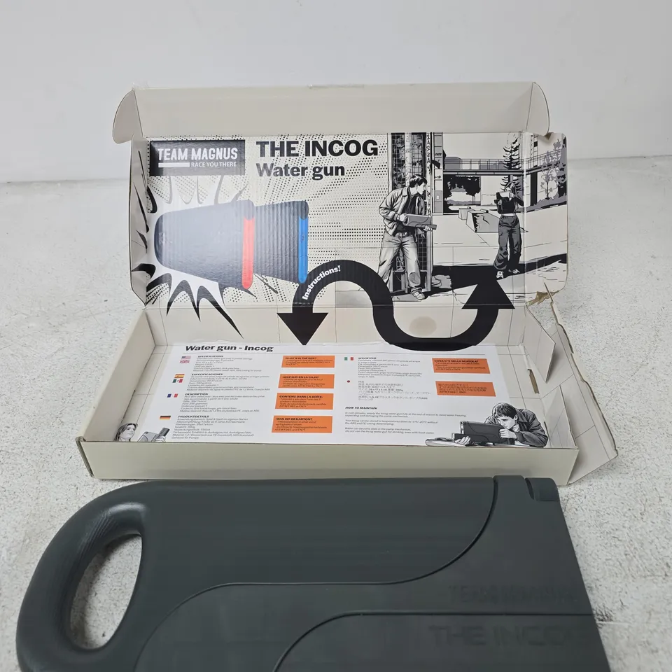 THE INCOG WATER GUN – TEAM MAGNUS