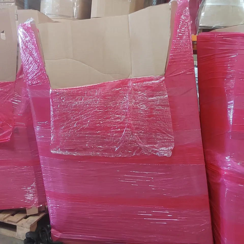 PALLET OF ASSORTED ITEMS INCLUDING: CEILING FAN LIGHTS, SHOWER MIXER SYSTEM, SCOOTER, HOT-DIPPED GALVANISED HARDWARE CLOTH, PICTURE FRAME SET ECT