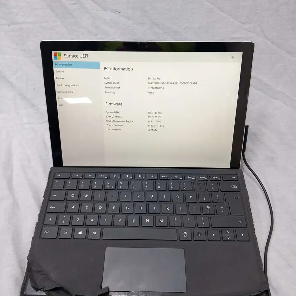 MICROSOFT SURFACE PRO 128GB