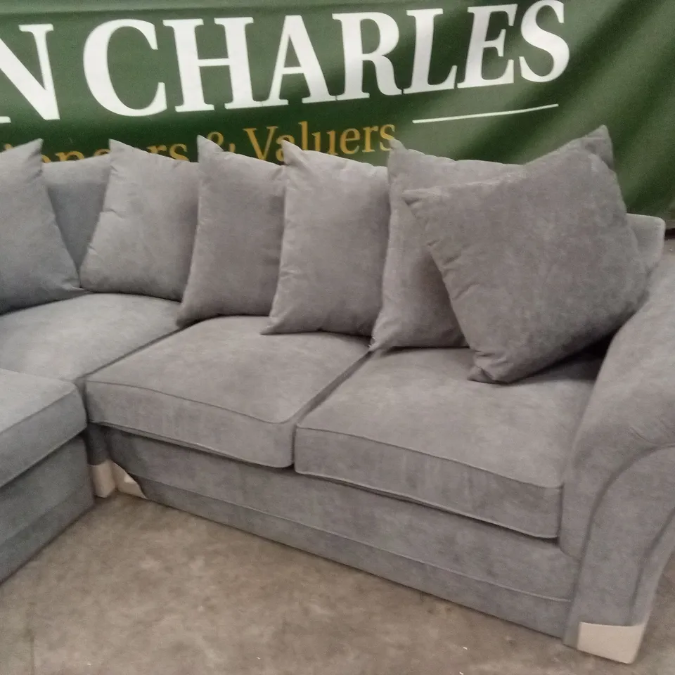 DURY FABRIC CORNER GROUP SCATTER BACK SOFA RRP £999