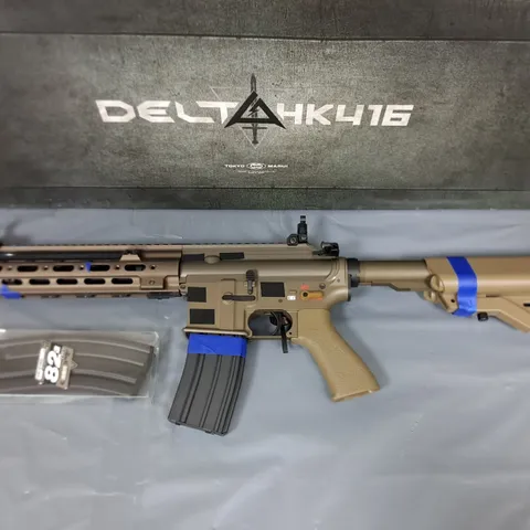 BOXED TOKYO MARUI DELTA HK416 DELTA NEXT GENERATION AIRSOFT AEG RIFLE WITH EXTRA MAGAZINES - NGRS EBB